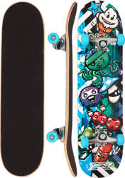 Deskorolka drewniana skateboard ocotopus blue Best Sporting 79 cm