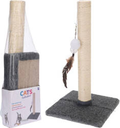 Drapak dla kota słupek z zabawką 53cm