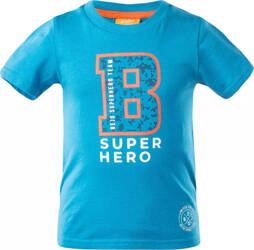 Dziecięca koszulka z krótkim rękawem Bejo LUCKY BB blue jewel rozmiar 86