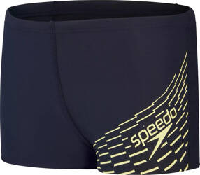 Dziecięce bokserki kąpielowe Speedo MEDLEY LOGO ASHT JM true navy/spritz rozmiar 13-14