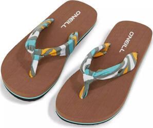 Dziecięce japonki O'neill DITSY SUN SANDALS blue rainbow stripe rozmiar 30/31