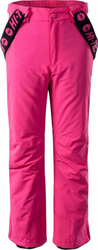 Dziecięce spodnie narciarskie Hi-tec Darin JR Spring ciemno różowe rozmiar 158
