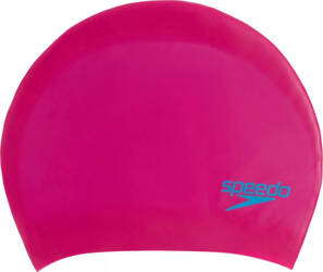 Dziecięcy czepek silikonowy Speedo LONG HAIR CAP JU begonia pink/lapis blue