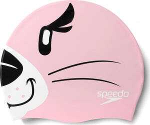 Dziecięcy czepek silikonowy Speedo Printed Character Cap Iu aria blossom/white