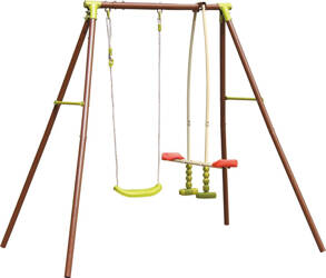 Huśtawka ogrodowa 3-osobowa plac zabaw dla dzieci