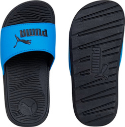 Klapki dla dzieci Puma Cool Cat 2.0 Jr czarno-niebieskie 390881 07