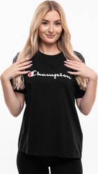 Koszulka damska Champion SS Tee czarna 117534 KK001