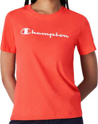 Koszulka damska Champion SS Tee koralowa 117534 PS004