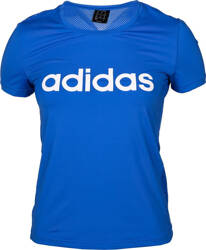 Koszulka damska adidas D2M Logo niebieska FL9230