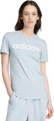 Koszulka damska adidas Loungewear Essentials Slim Logo Tee jasnoniebieska IY9188