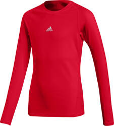 Koszulka dla dzieci adidas Alphaskin Sport LS Tee JUNIOR czerwona CW7321