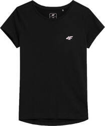 Koszulka dla dziewczynki 4F F0816 czarna 4FJAW23TTSHF0816 20S