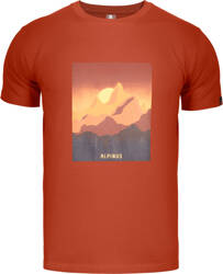 Koszulka meska Alpinus Drefekal pomarańczowa FU18535