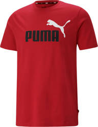 Koszulka męska Puma ESS+ 2 Col Logo Tee czerwona 586759 11
