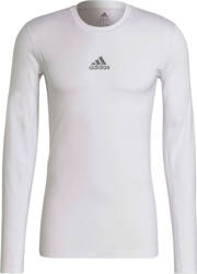 Koszulka męska adidas Compression Long biała GU7334