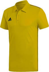 Koszulka męska adidas Core 18 Climalite Polo żółta FS1902