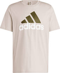 Koszulka męska adidas Essentials Single Jersey Big Logo Tee IC9356 kremowa