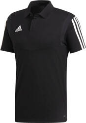 Koszulka męska adidas Tiro 19 Cotton Polo czarna DU0867