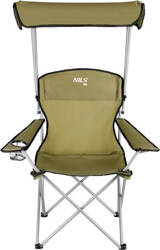 Krzesło turystyczne z daszkiem składane Nils Camp NC3087 zielony