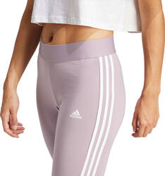 Legginsy damskie adidas Loungewear Essentials 3-Stripes różowe IR5347