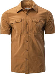 Męska koszula z krótkim rękawem militarna Magnum Battle brązowa rozmiar M