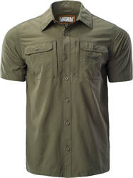Męska koszula z krótkim rękawem militarna Magnum Battle zielona rozmiar L