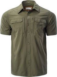 Męska koszula z krótkim rękawem militarna Magnum Battle zielona rozmiar S