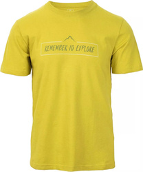 Męska koszulka t-shirt z krótkim rękawem Elbrus Moise żółta rozmiar L