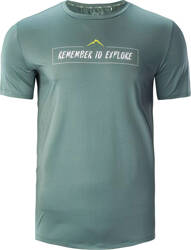 Męska koszulka z krótkim rękawem Elbrus Olio zielona rozmiar S