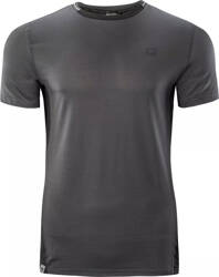 Męska koszulka z krótkim rękawem IQ ILANGE ebony rozmiar L