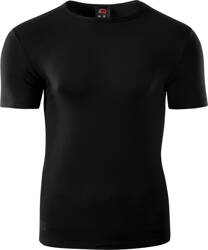Męska koszulka z krótkim rękawem Iq Intelligence Quality Milky czarny rozmiar S