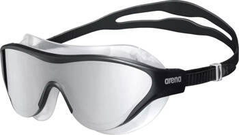 Okularki Arena THE ONE MASK MIRROR silver-black-black rozmiar uniwersalny