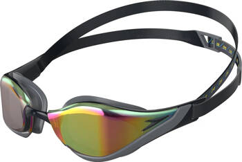 Okularki pływackie lustrzanki Speedo Fastskin Pure Focus Gog Mirror Au black/cool grey/ruby