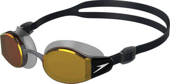 Okularki pływackie lustrzanki Speedo Mariner Pro Mirror Gog Au black/clear/fire gold