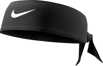 Opaska na głowę Nike Dri-fit Head Tie 4.0 czarno-biała N1002146010OS