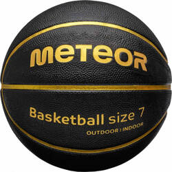 Piłka do koszykówki koszykowa Meteor Cellular 7 czarno-złota 16697