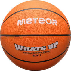 Piłka do koszykówki koszykowa Meteor What's Up pomarańczowa 16833