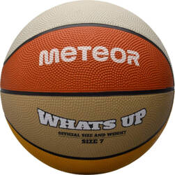 Piłka do koszykówki koszykowa Meteor What's Up pomarańczowo-beżowa 16801