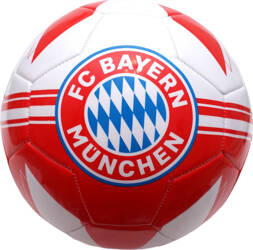 Piłka nożna Bayern munchen biało-czerwona rozmiar 5
