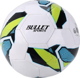 Piłka nożna Bullet Sports biało-zielono-niebieska rozmiar 5