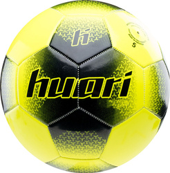 Piłka nożna Huari Carlos blazing żółto-czarna rozmiar 5
