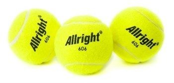 Piłki do tenisa ziemnego Allright 3 sztuki