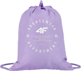 Plecak torba worek na buty sportowy szkolny 4F F081 jasny fiolet 4FJWSS24AGYMF081 52S