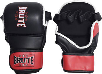 Rękawice treningowe do MMA Brute czarno-czerwone rozmiar L/XL