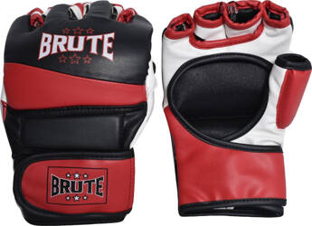 Rękawice treningowe do MMA Brute czarno-czerwone rozmiar S/M