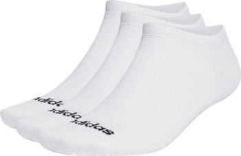 Skarpety adidas Thin Linear Low-Cut Socks 3P białe HT3447