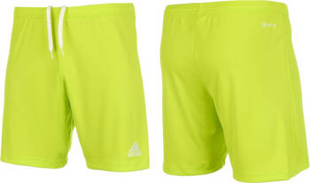 Spodenki dla dzieci adidas Entrada 22 limonkowe HC5065