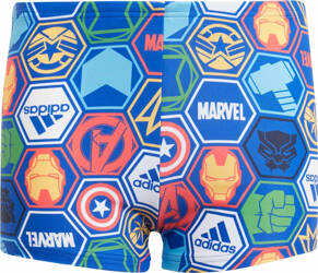 Spodenki kąpielowe dla dzieci adidas x Marvel's Avengers niebieskie IT8619