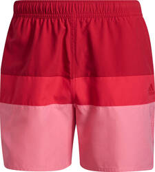 Spodenki kąpielowe męskie adidas Short-Length Colorb czerwono-różowe GU0312