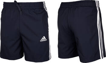 Spodenki treningowe krótkie męskie adidas Aeroready Essentials Chelsea 3-Stripes Shorts granatowe GL0023